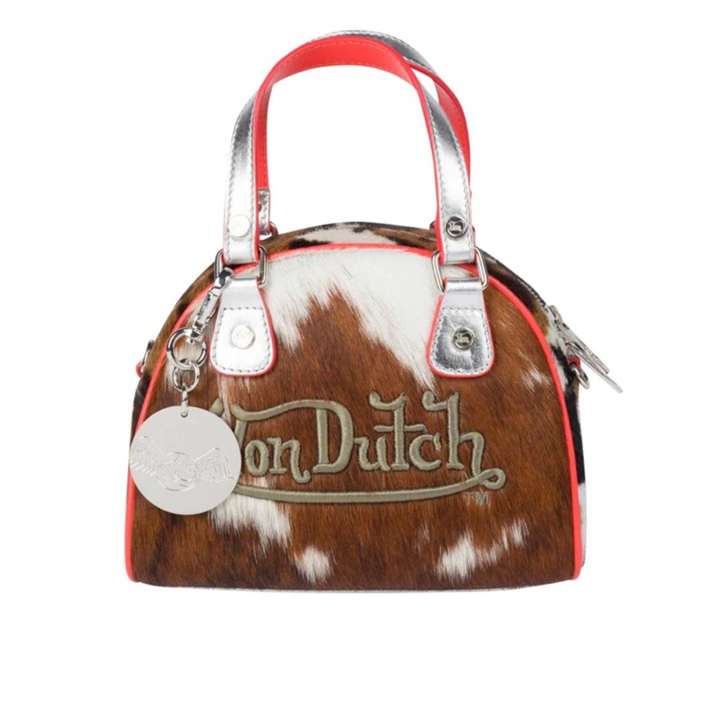 Von dutch Cowhide bowling bag